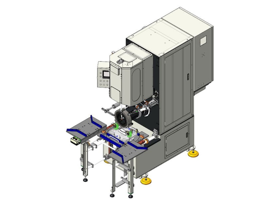 GMW L-7A HORIZONTAL SERVO-CONTROLLED STATOR COIL LACING MACHINE